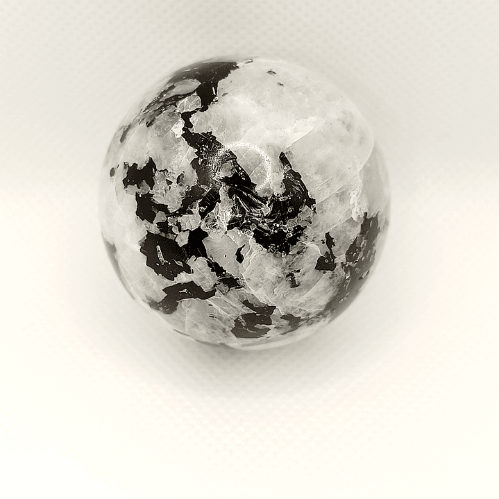 Esfera de Cristal de Pedra Natural c/ Base 40mm - Pedra da Lua Indiana 6