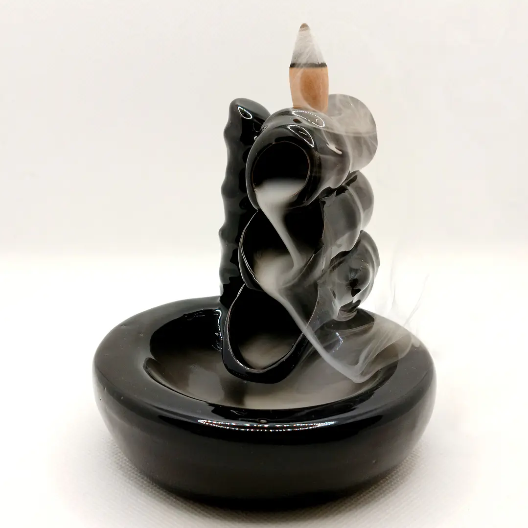 Queimador de Incenso Refluxo - Bamboo & Piscina 6