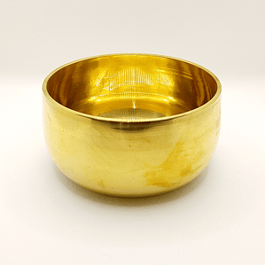 Taça Tibetana Média 12cm c/ Bastão de Madeira