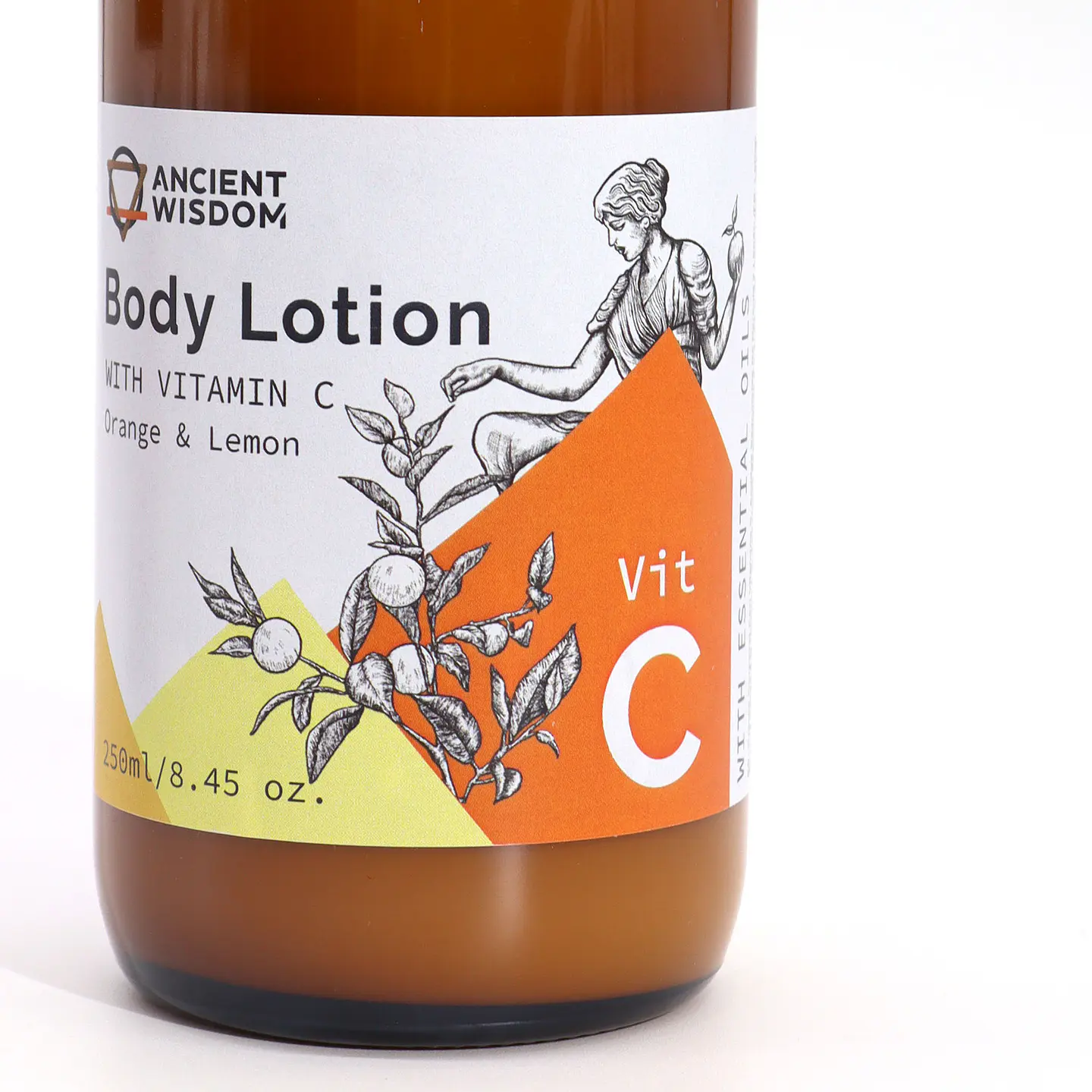 Loção Corporal c/ Vitamina C - Laranja e Limão 250ml 2