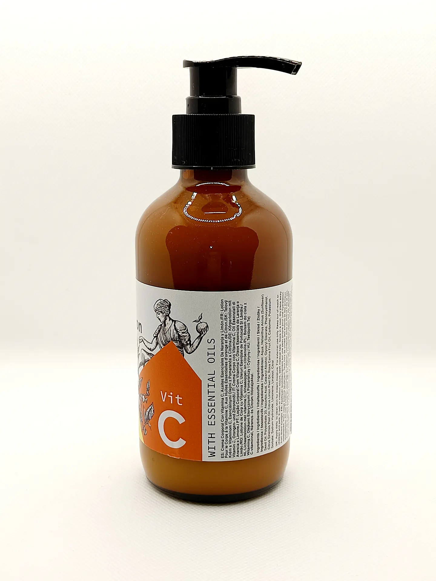 Loção Corporal c/ Vitamina C - Laranja e Limão 250ml 4