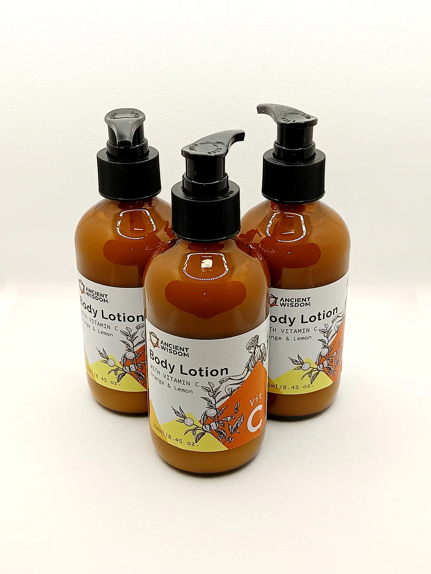 Loção Corporal c/ Vitamina C - Laranja e Limão 250ml 5
