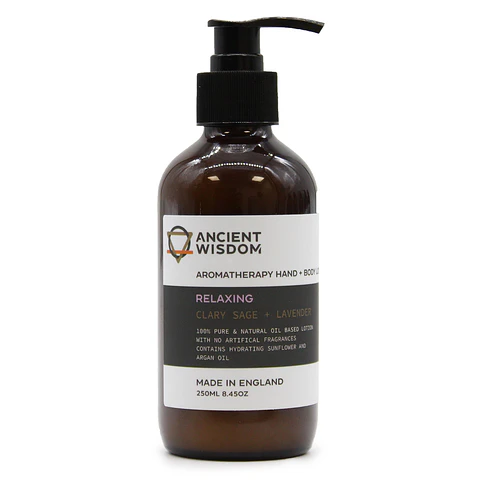 Loção Corporal & Mãos - Sálvia Esclareia e Lavanda 250ml