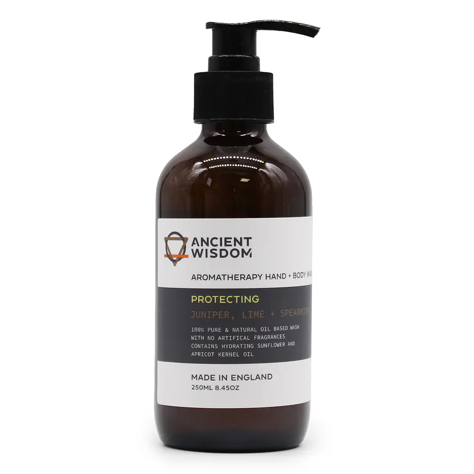Gel de Banho para Mãos e Corpo - Zimbro, Lima & Hortelã 250ml 1