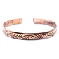 Pulseira de Cobre Tibetana - Redemoinhos Tribais Finos - Thumbnail 1