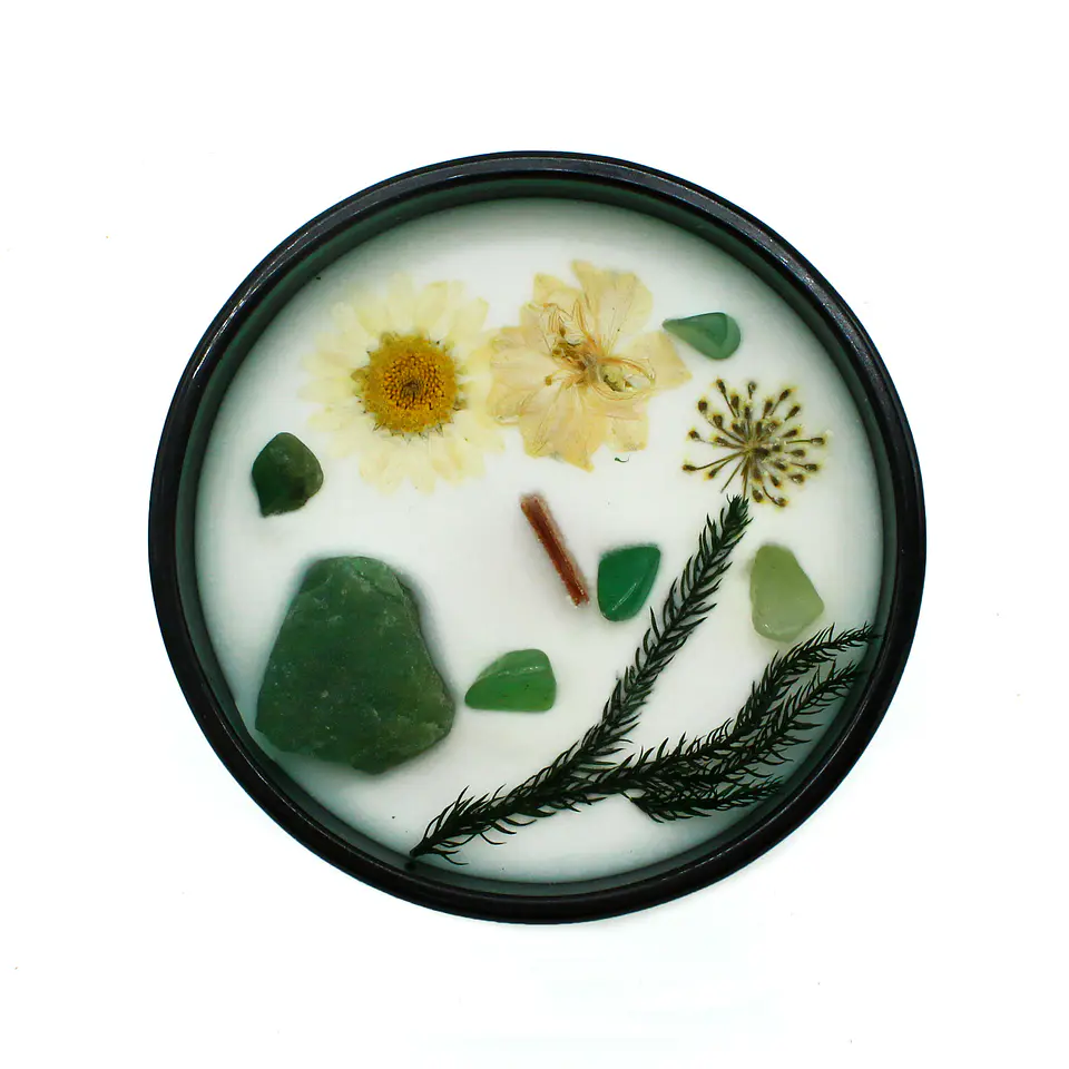 Vela Mágica Floral de Soja c/ Cristais Hop Hare - O Mágico 175gr 4