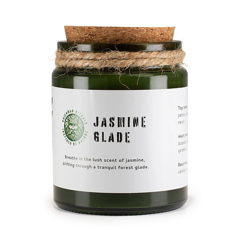 Vela de Soja Greenman c/ Pavio de Madeira - Luz de Jasmim 160gr