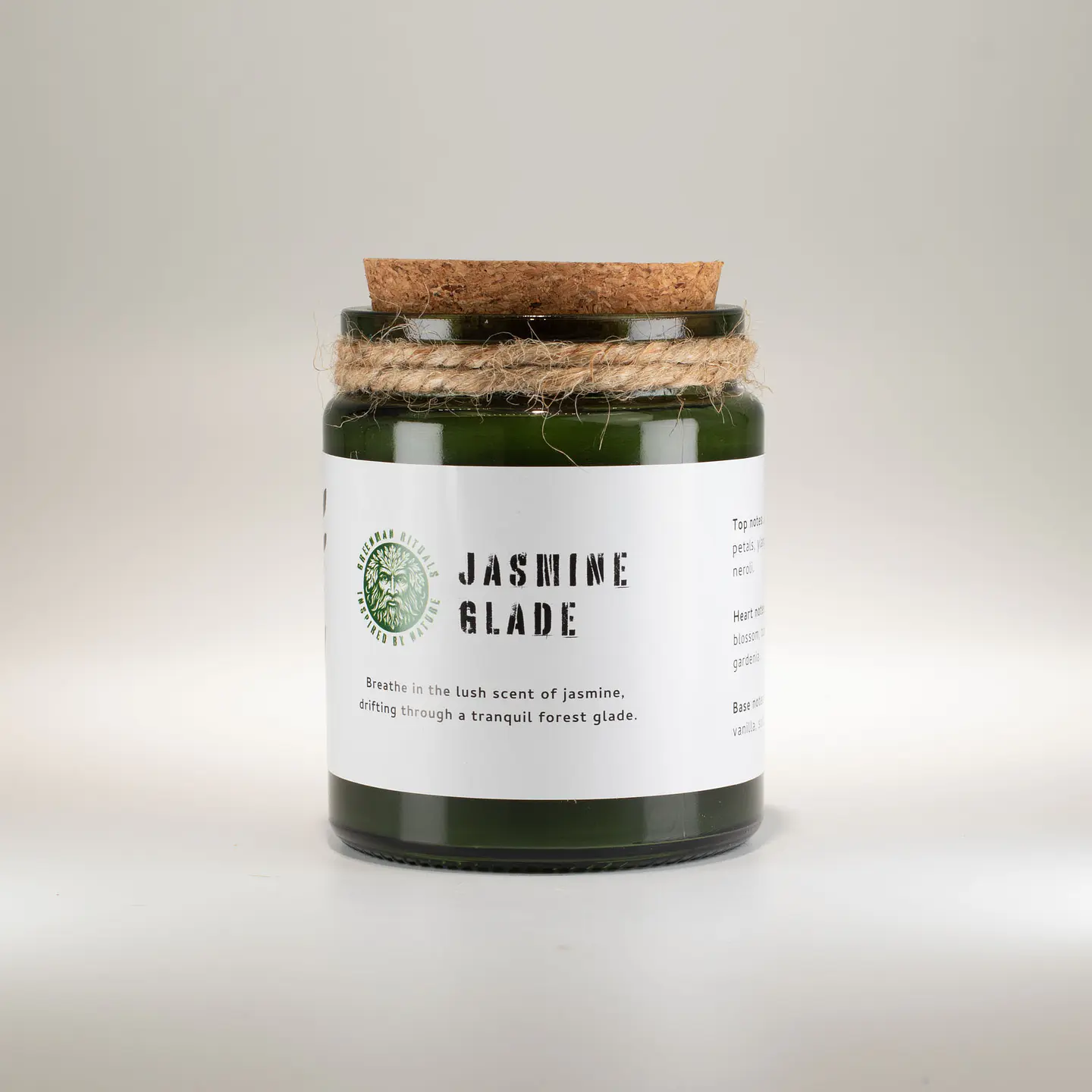 Vela de Soja Greenman c/ Pavio de Madeira - Luz de Jasmim 160gr 3
