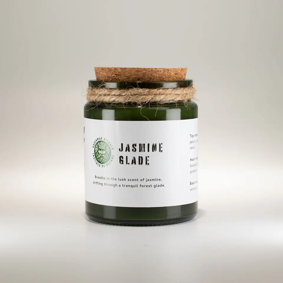 Vela de Soja Greenman c/ Pavio de Madeira - Luz de Jasmim 160gr 3