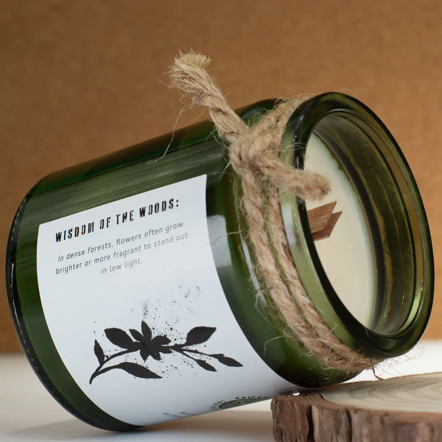 Vela de Soja Greenman c/ Pavio de Madeira - Luz de Jasmim 160gr 5