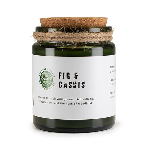 Vela de Soja Greenman c/ Pavio de Madeira - Figos & Groselha-Preta 160gr