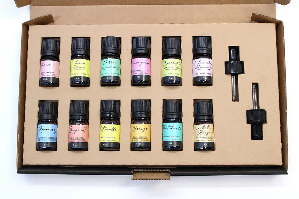 Conjunto de 12 Óleos Essenciais - Os Melhores da Aromaterapia 5ml 4