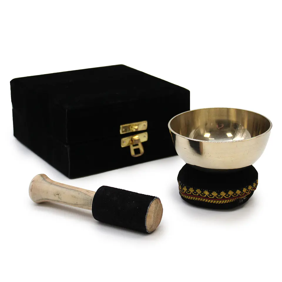 Gift Set Taça Tibetana Pequena 9cm 2