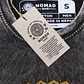T-shirt Nomad Sari Efeito Lavagem - Mandala - Cinzento Escuro - Thumbnail 7