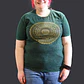T-shirt Nomad Sari Efeito Lavagem - Mandala - Verde - Thumbnail 4