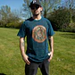 T-shirt Nomad Sari Efeito Lavagem - Stay Wild, Moon Child - Azul - Thumbnail 7