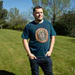 T-shirt Nomad Sari Efeito Lavagem - Stay Wild, Moon Child - Azul - Thumbnail 8
