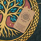 T-shirt Nomad Sari Efeito Lavagem - Árvore da Vida - Verde - Thumbnail 3