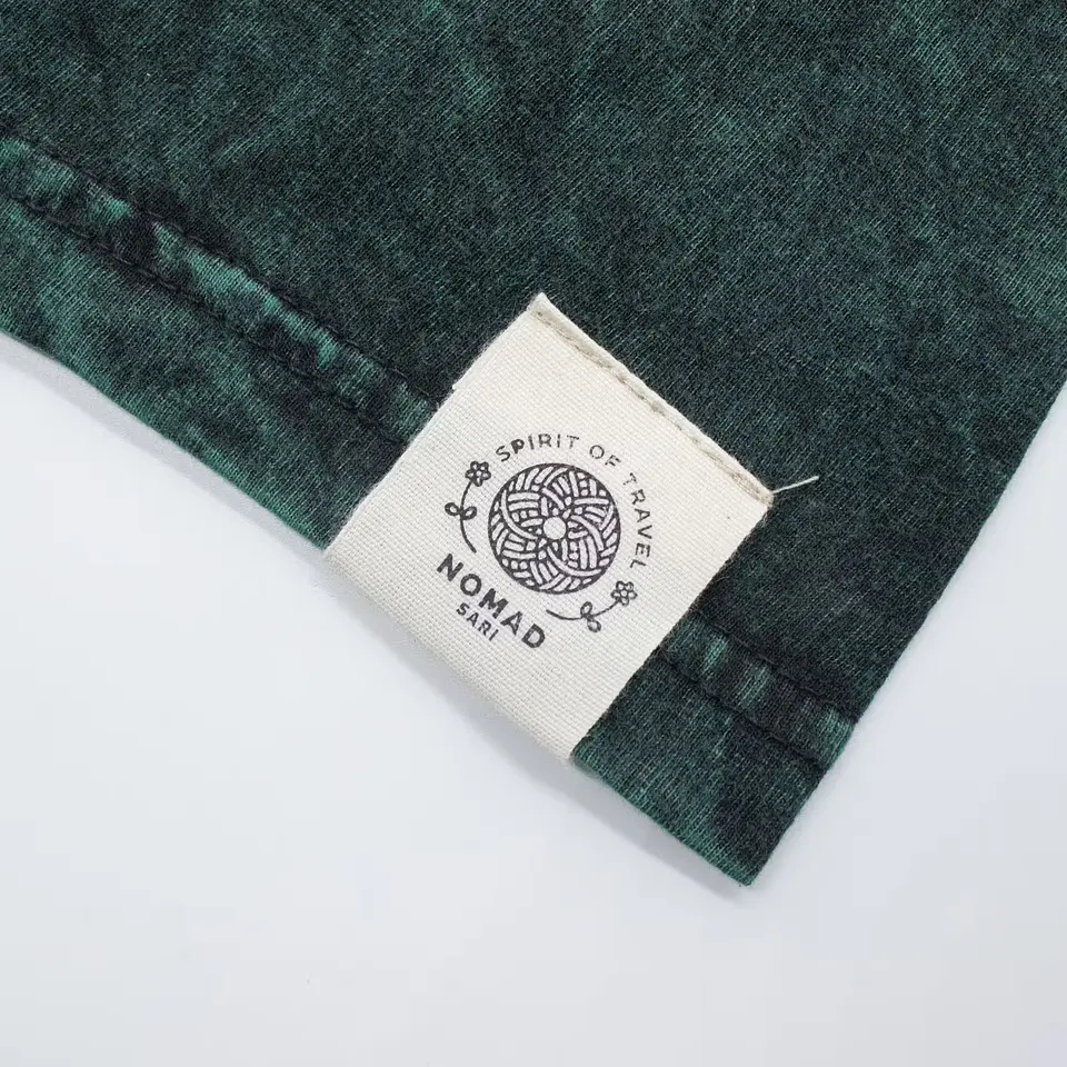 T-shirt Nomad Sari Efeito Lavagem - Árvore da Vida - Verde 5