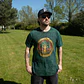 T-shirt Nomad Sari Efeito Lavagem - Árvore da Vida - Verde - Thumbnail 7