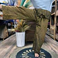Calças Yoga & Meditação c/ Mantra - Estilo Pescador Tailandês - Verde - Thumbnail 2
