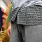 Calças Yoga & Meditação c/ Mantra - Estilo Pescador Tailandês - Cinzento - Thumbnail 4