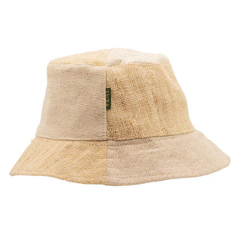 Chapéu Boho - Cânhamo & Algodão - Natural