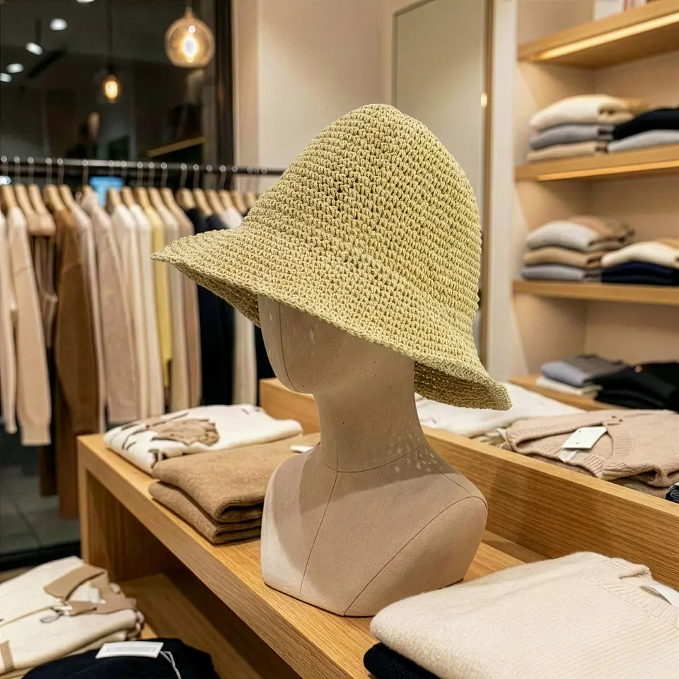 Chapéu de Palha Nomad Sari - Aba Larga Maleável - Bege Natural 7