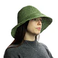 Chapéu de Palha Nomad Sari - Aba Larga Maleável - Verde Musgo - Thumbnail 2