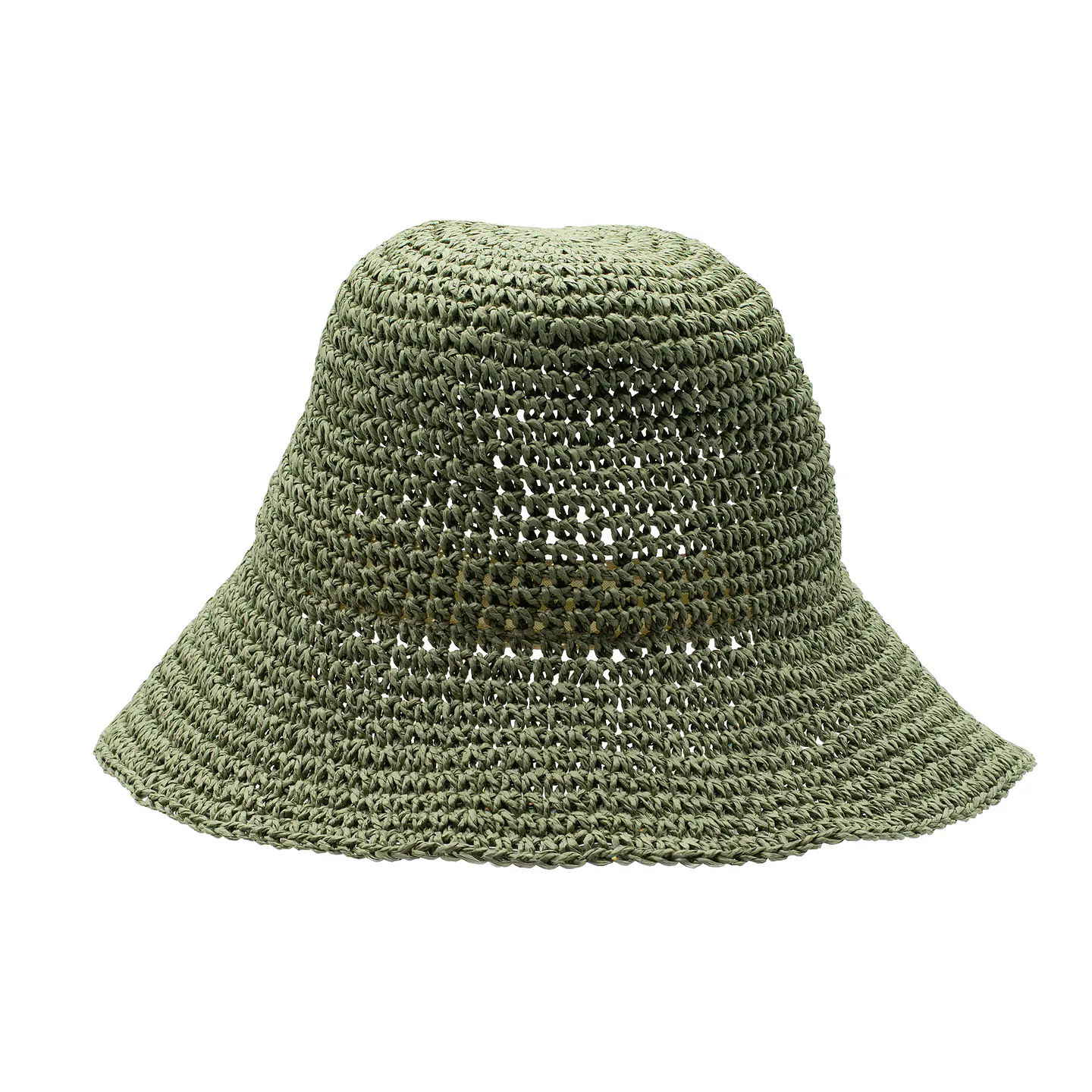 Chapéu de Palha Nomad Sari - Aba Larga Maleável - Verde Musgo 3