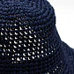 Chapéu de Palha Nomad Sari - Aba Larga Maleável - Azul Marinho - Thumbnail 4
