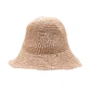 Chapéu de Palha Nomad Sari - Aba Larga Maleável - Rosa Blush - Thumbnail 3