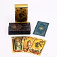 Cartas de Tarot com Livro Guia - Olho Que Tudo Vê - Folha Azul & Dourada - Thumbnail 3