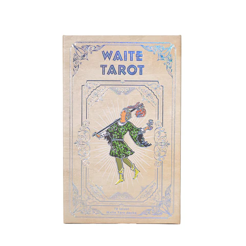 Cartas de Tarot Rider-Waite com Livro Guia - Folha de Prata