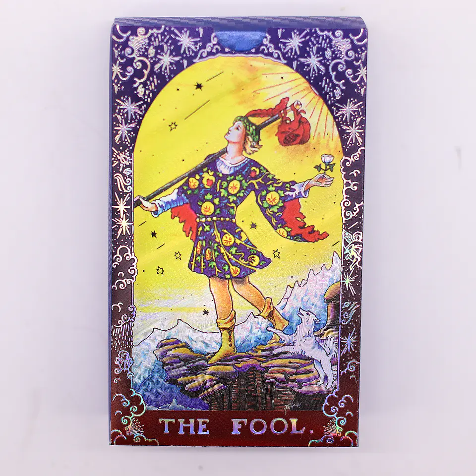 Cartas de Tarot com Livro Guia - Folha Azul c/ Mandala 4