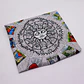 Pano de Leitura de Tarot - Sol 75x75cm - Thumbnail 2