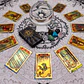 Pano de Leitura de Tarot - Sol 75x75cm - Thumbnail 5