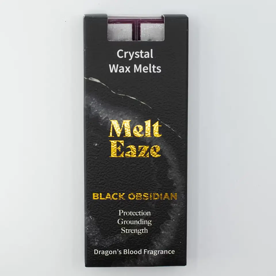 Pastilhas de Cera Aromática c/ Cristais para Derreter 50gr - Sangue-de-Dragão + Obsidiana Negra 4