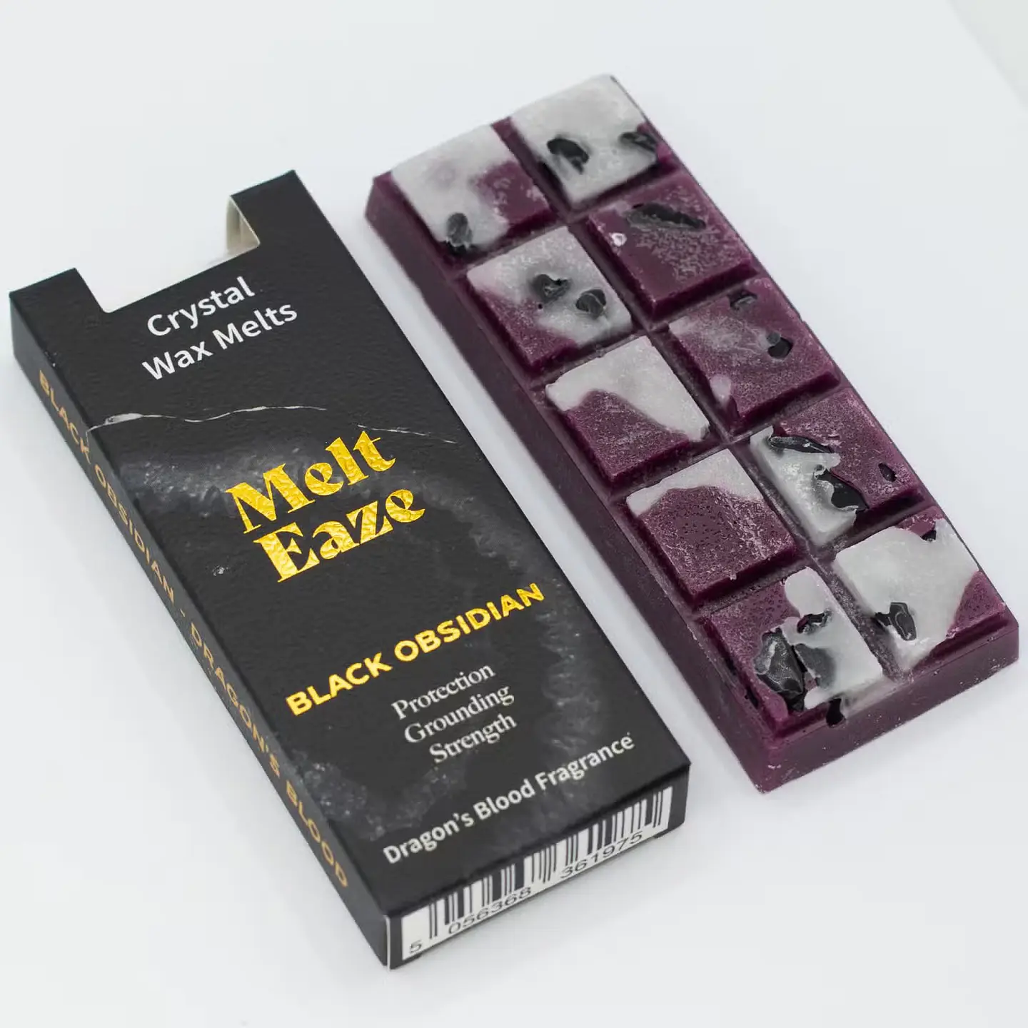 Pastilhas de Cera Aromática c/ Cristais para Derreter 50gr - Sangue-de-Dragão + Obsidiana Negra 5