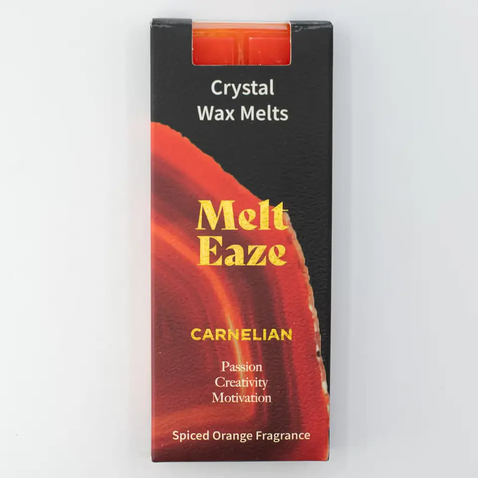 Pastilhas de Cera Aromática c/ Cristais para Derreter 50gr - Laranja & Pimenta + Cornalina 4