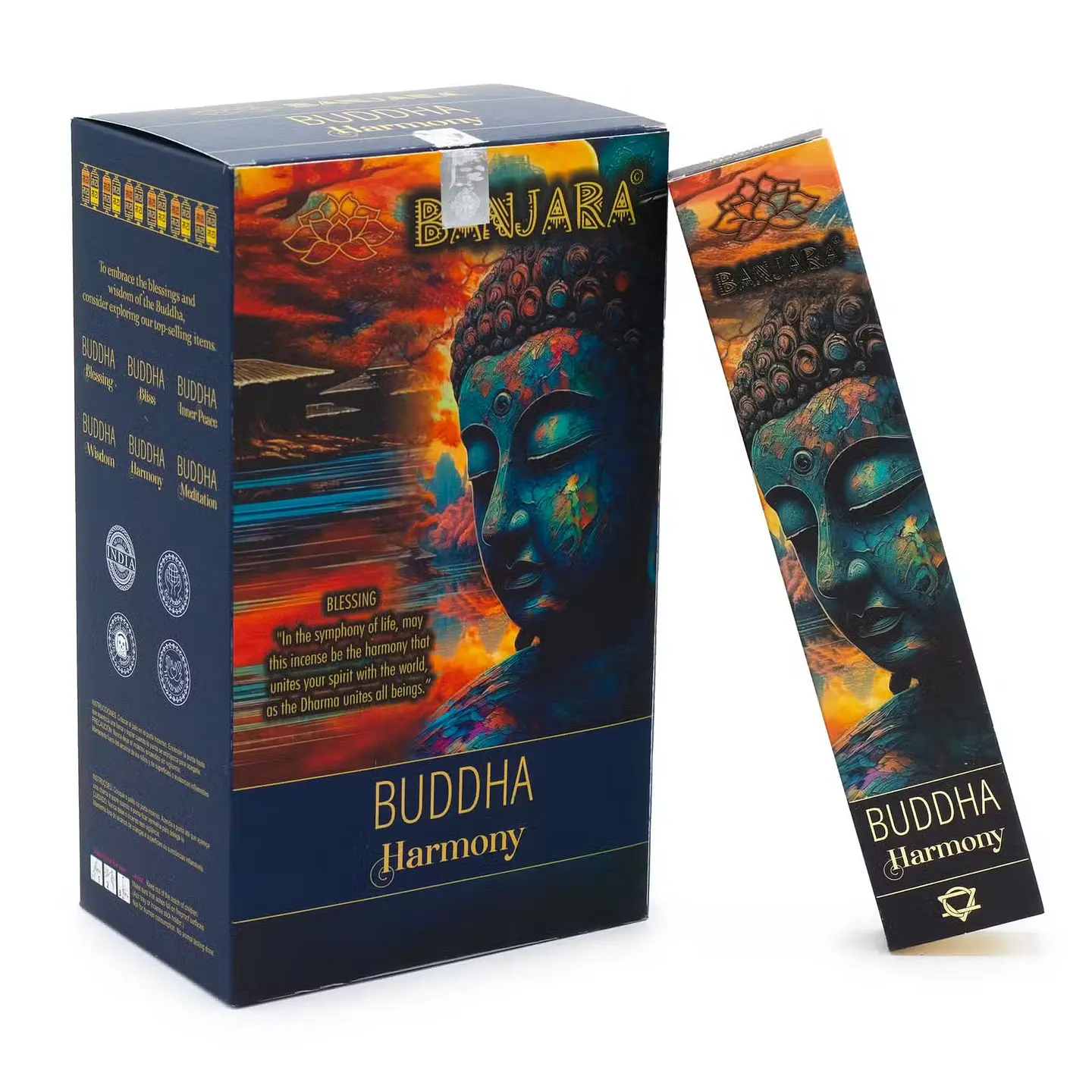 Varas de Incenso Premium Buddha Banjara - Harmonia 1
