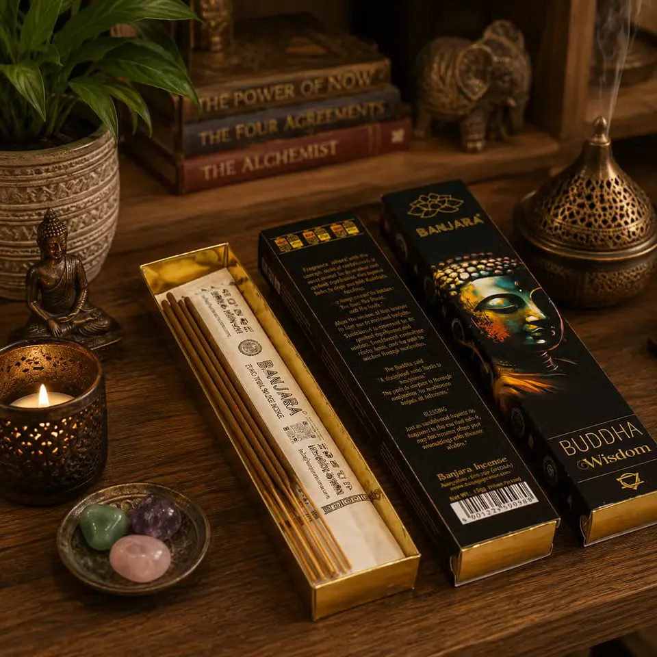 Varas de Incenso Premium Buddha Banjara - Sabedoria 3