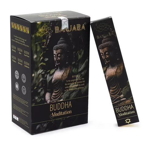 Varas de Incenso Premium Buddha Banjara - Meditação