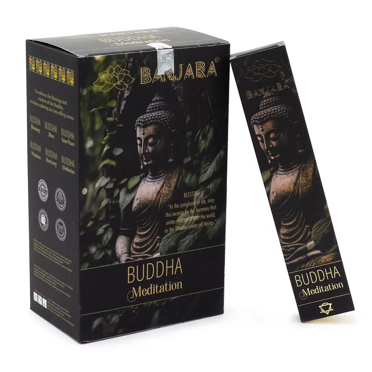 Varas de Incenso Premium Buddha Banjara - Meditação 1