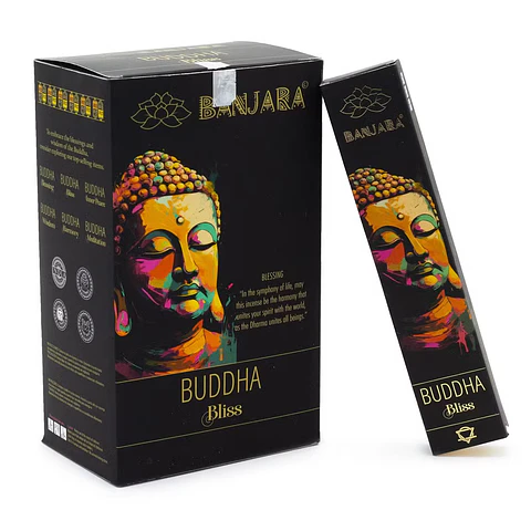 Varas de Incenso Premium Buddha Banjara - Felicidade