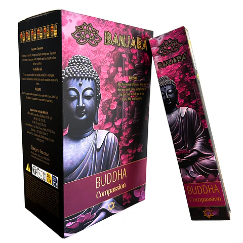 Varas de Incenso Premium Buddha Banjara - Compaixão