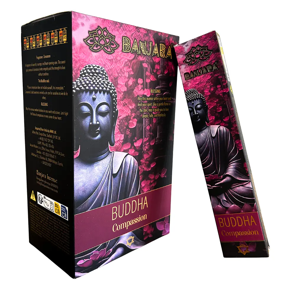 Varas de Incenso Premium Buddha Banjara - Compaixão 1