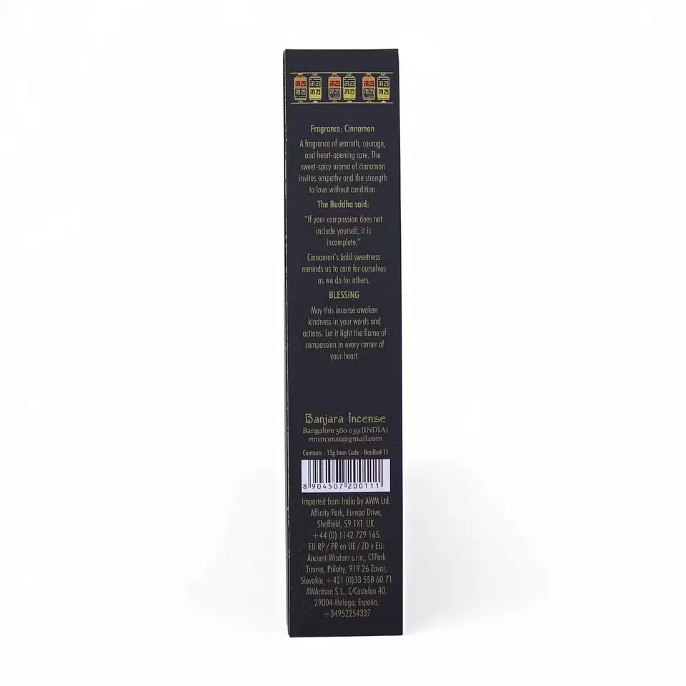 Varas de Incenso Premium Buddha Banjara - Compaixão 4