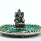 Porta-Incensos de Decoração Tibetana - Prato Pequeno c/ Ganesh 11,3cm - Thumbnail 2
