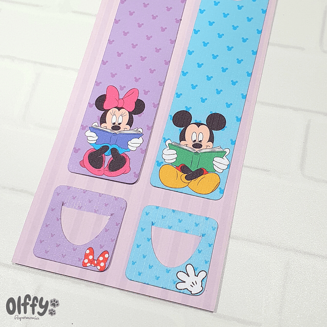 Set Marcapaginas Minnie & Mickey